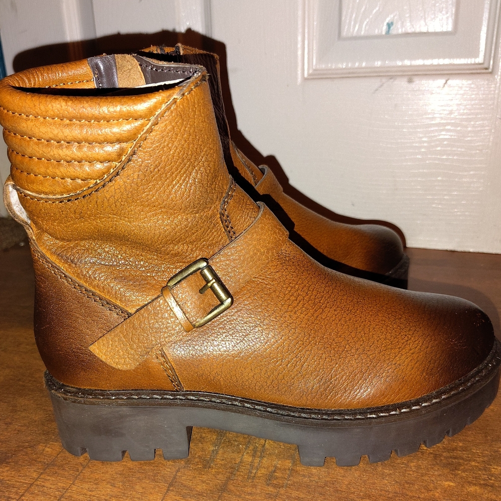 Womens Oobash Genuine Leather Boots Sz 9
